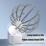 Portable Electric Octopus Head Massager with 12 Massage Claws
