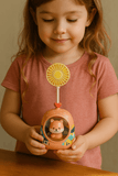 Mini Cartoon Animal Fan