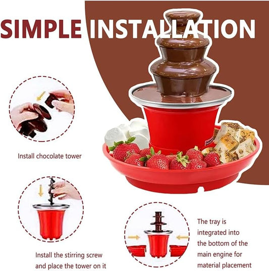 Electric Mini Chocolate Fountain