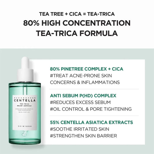 Skin 1004 Centella Tea Trica Relief Ampoule 100 ML