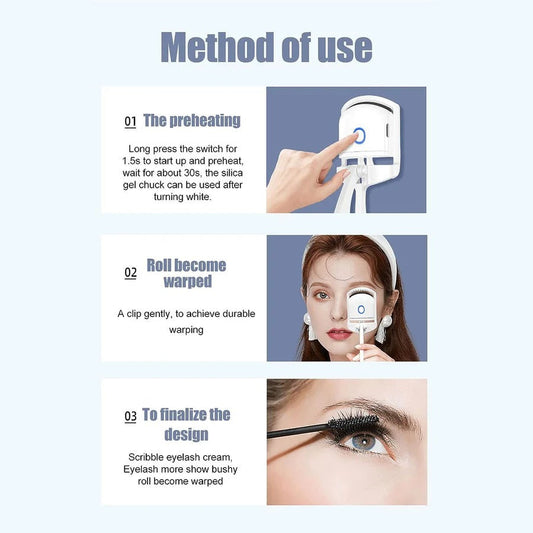ELECTRIC EYELASH CURLER HEATED